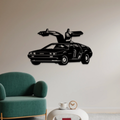 Wood Wall Art - Delorean