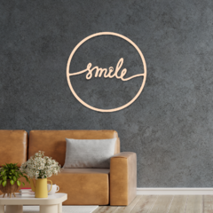 Wood Wall Art - Smile en internet