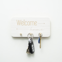 Portallaves - Welcome Home Rectangular - tienda online