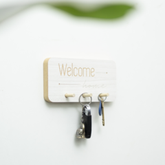 Imagen de Portallaves - Welcome Home Rectangular