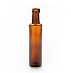 Aceitera cilíndrica 500ml ámbar