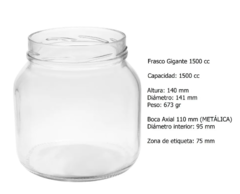 Frasco Gigante 1500ml - comprar online