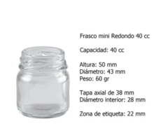 Frasco Mini dulce 40ml - comprar online