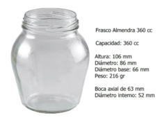 Frasco Almendra 360ml - comprar online