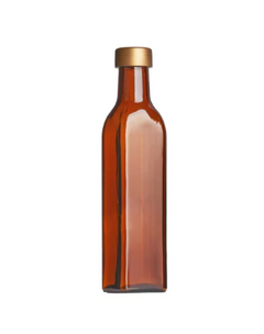 Aceitera cuadrada 250ml ambar