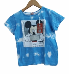 Camiseta Do Mickey Azul 8 Anos DISNEY
