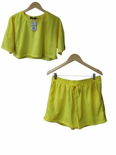 Conjunto Shorts e Cropped Tam GG FASHION