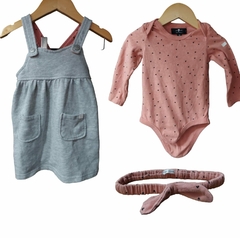 Conjunto Vestido & Body Tam 18 Meses MINIKI