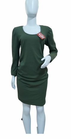 Vestido Manga Longa Verde Tam GG SWEET MOMMY