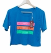 Camiseta Azul OFF LINE Tam M