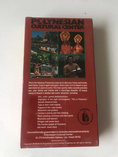 Fita Cassete Polynesian Cultural Center - comprar online