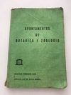 Livro Apontamentos De Botanica E Zoologia
