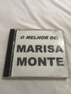 Cd - Marisa Monte - O Melhor Dê: Marina Monte