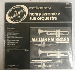 Lp Henry Jerome E Sua Orquestra - Metais Em Brasa 1979 - Miniki