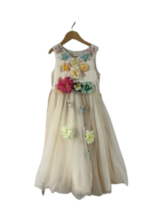 Vestido Floral Princesa 8 anos Miniki