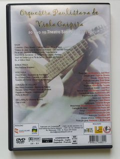 Dvd Orquestra Paulistana De Viola Caipira - comprar online