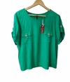 Camiseta Verde Tam G FAMA FASHION