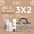 3x2 + NECESER : COMPRANDO HANDS & FEAT SCRUB + 7-IN-1 TREATMENT + HANDS CREAM