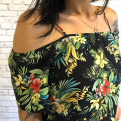 Cropped floral tng na internet