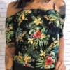 Cropped floral tng
