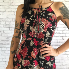 Vestido Estampado em viscose