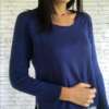 tricot azul shoulder