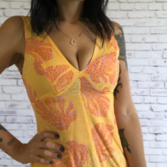 Vestido Longo Estampado - Tirei das Gavetas