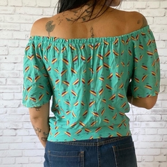 Blusa Ciganinha Pássaros na internet