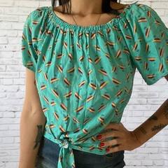 Blusa Ciganinha Pássaros - comprar online