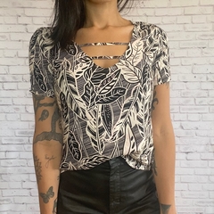 Blusa estampada na internet