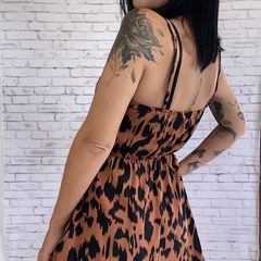 vestido animal print na internet