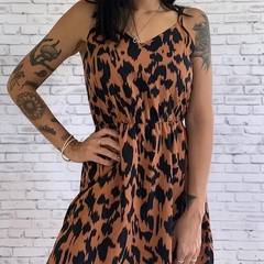 vestido animal print - Tirei das Gavetas