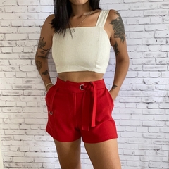 Shorts Vermelho Canal - comprar online