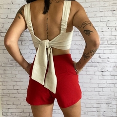 Shorts Vermelho Canal - Tirei das Gavetas