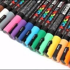 Marcadores Posca PC-5M x 8 Colores Frio