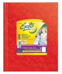Cuaderno Exito E3 ABC, T/Dura 48 hj Rayadas V/Colores Forrado Araña - comprar online