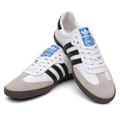 Samba OG - White Black (100% couro). - Ferrero Store