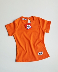 Remera Ginkgo naranja