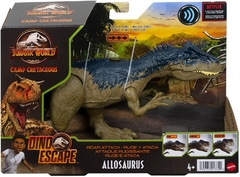 Jurassic World Dino Escape Roar Attack Allosaurus Mattel
