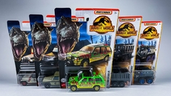 Jurassic World Set de 4 vehiculos Matchbox
