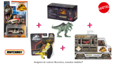 Jurassic World Mattel Gift Set X4 Mattel Envio Gratis!