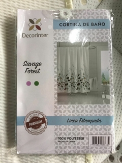 Imagen de CORTINA DE BAÑO ESTAMPADA