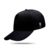 Boné preto snapback da marca BLCK, com logo discreto na frente e detalhe na lateral.