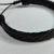 pulseira de couro sintético trançado preta feche regulável