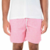 shorts água praia piscina bangkok rosa e branco poliéster e elastano