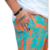 SHORTS ÁGUA PIPA LARANJA/TURQUESA - Feroz Wear | Moda Masculina