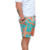 SHORTS ÁGUA PIPA LARANJA/TURQUESA - loja online