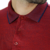 camisa polo vermelha viscose piquet prime bordado