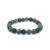 pulseira de pedras naturais ágata verde moda acessórios