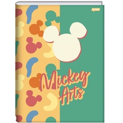 CADERNO BROCHURÃO CAPA DURA MICKEY ARTS - 80 FOLHAS - JANDAIA - loja online